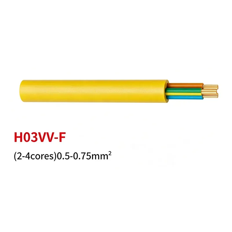 Cáp mềm cách điện PVC tiêu chuẩn EU